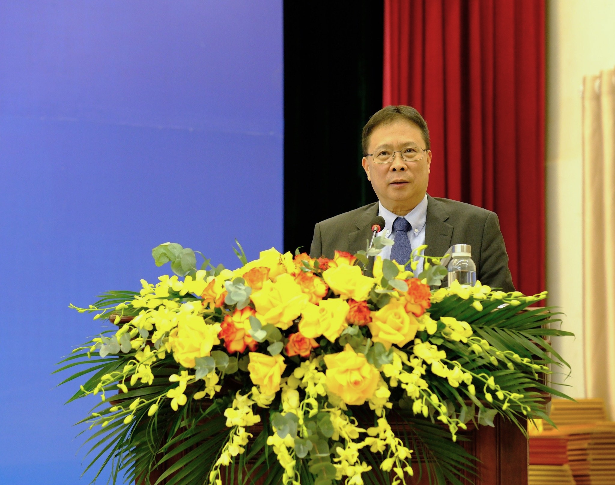 GS.VS. Châu Văn Minh – Chủ tịch Viện Hàn lâm Khoa học và Công nghệ Việt Nam phát động phong trào thi đua năm 2024